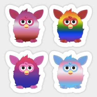 LGBT Furby's Sticker